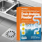 Powerful Sink Pipe Dredge Cleaner, 6 Pack Drain Cleaner Powder, Fast-Acting Foaming Portable Sink & Drain Cleaning Foam for Kitchen Toilet Pipe Dredging