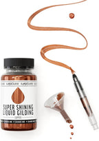 Liquid Copper Leaf Paint - Alcohol Based Fast Drying Copper Liquid Leaf, 3.38 fl oz (100 ml)