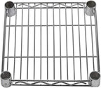 Shelving Inc. 12" d x 12" w Chrome Wire Shelving with 2 Tier Shelves, Weight Capacity 800lbs Per Shelf
