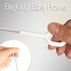 Heavy Duty Straw Cleaner Brush - 4 Pack 12.6 Inch Flexible Full-Cover Brushes with Large Handle, Reusable Pipe & Tube Cleaner Set (0.23", 0.31", 0.39", 0.47" Diameters)