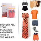 Kimmama Laundry Bags Mesh Wash Bag, Lingerie Bags for Washing Delicates, Net Washer Sack with Zipper, Dryer Pouch for Cleaning and Drying Cloths, Garment, Sweater, Bra, Pant, Sock, Toys, Scarf