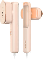 Portable Travel Steamer Handheld Garment Steamer with 15s Heat Up, Dual Voltage 100-240V, Lightweight Design, Horizontal & Vertical Steaming, Ideal for Home, Office, and Worldwide Travel