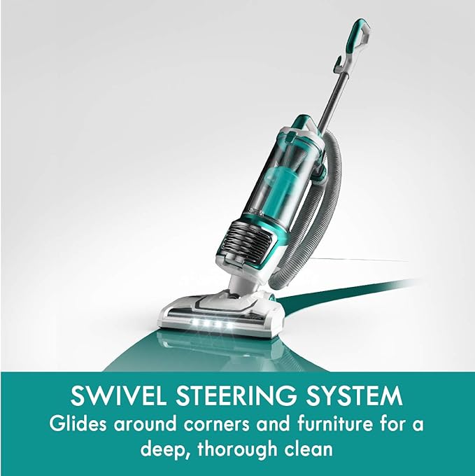 Kenmore Bagless Upright Vacuum 2-Motor Power Suction Lightweight Carpet Cleaner with 10’Hose, HEPA Filter, 2 Cleaning Tools for Pet Hair, Hardwood Floor, Green, 2 Liters