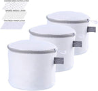 Kimmama Bra Washing Bag for Laundry, Laundry Bags Mesh Wash Bags, Net Washer Sack with Zipper, Lingerie Pouch for Cleaning and Drying Underwear, Delicates, Brassiere, Bralette, Undergarment