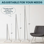 Dog Hair Remover Rake for Carpets - Premium Pet Hair Removal Tool, XL Carpet Rake & Cat Fur Scraper with Extra Long Handle for Rugs, Furniture, and Car Interiors