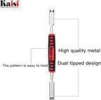 Precision Tweezers Set, Kaisi 12 PCS ESD Tweezer Set, Anti-Static Stainless Steel Tweezers Kit Curved Tweezers for Craft, Jewelry, Electronics, Laboratory Work