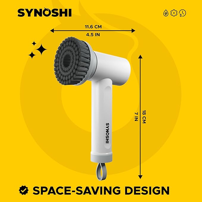 Electric Spin Scrubber, Power Cleaning Brush with 3 Heads, Cordless Waterproof Shower Scrubber with Dual Speed, Perfect for Cleaning Bathroom, Tile, Cars, Floor. Electric Scrub Brush for tub