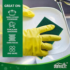 HOMEXCEL Heavy Duty Scrub Sponges Kitchen 60 Count, Extra-Large Sponges for Cleaning Kitchen and Household, Dish Scrubber for Washing Dishes, Pots and Pans
