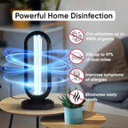 Swissklip HaloUV, Mold Remover, Home Disinfection Device, Dust Mites Remover, UV Light Sanitizer, Ultraviolet Sanitizer for Home, Room & Kitchen, Ultraviolet Light with 4 Speed Timings