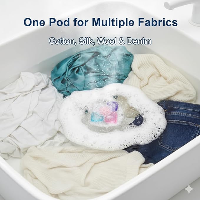 5 in 1 Laundry Beads - 5 in 1 Laundry Pods with Fabric Softener & Scent Beads(50PCS)