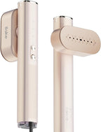 Travel Steamer for Clothes, 100-240V Dual Voltage Portable Garment Steamer, 1000W Travel Size Handheld Steamer & Iron 2 in 1 for Global & Europe Travel, Business, Home, Rose Gold