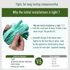 8 Pack 6 Layer Fleece Duster Refills for Swiffer Hand Duster, Zero Waste, 360-degree Cleaning，Reusable and Washable Replacement Dusters for Cleaning Ceiling Fan Hardwoods and Furniture(Multicolour)