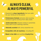Molly's Suds Washing Machine Cleaner | Removes Odors & Grime from Front & Top Loader Machines, Including HE (Citrus - 10 Tablets)