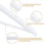 Amazon Basics Wood Suit Clothes Hangers for Closet Organizer, White, 30-Pack