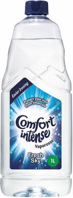 Comfort Ironing Water Fresh Sky Intense Vaporesse Deionised Water Gives Your Laundry a Clean, Fresh and Uplifting Fragrance Prevents Limscale for Easy Ironing 1 Litre (Buy 4)