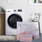 Kimmama Laundry Bag Mesh Wash Bags, Washing Machine Wash Bag, Net Washer Sack with Zipper, Dryer Pouch for Cleaning and Drying Cloths, Garment, Sweater, Delicates, lingerie, Bra, Pant, Sock, Toys