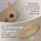 PerkHomy Garden Twine Strong Natural Jute 400 Feet Long Brown Twine for Gardening Tomato Climbing Plant Tie Floristry Crafts Gift Wrapping Packing Decor (Brown 2mm * 400feet)