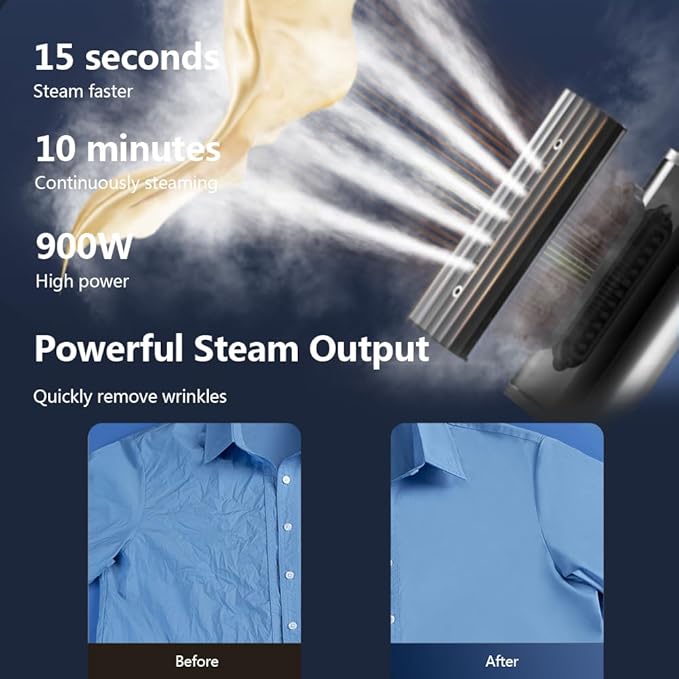 G3 Steamer for Clothes Portable Travel Steamer, Fashion Handheld Garment Steamer, 0.75lbs Lightly, 15s Fast Heat-up, Light Mini Steam Iron for travel and home