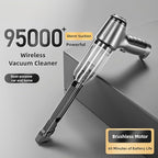 Handheld Vacuum Cleaner Cordless, Portable Keyboard Handheld Vacuum, 12000Pa Mini Wireless Vacuum Cleaner with 3 in 1 Brushless Motor and TypeC for Car,Home,Pet,Office