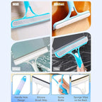 3 in 1 Spray Squeegee, 3 in 1 Window Cleaning Scraper, Window Squeegee with Sprayer for Home, Car, Tiles & Glass (Blue)