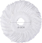 3 Pack Mop Head Replacement Spin Mop Replacement Head Microfiber Spin Mop Refills Easy Cleaning Round Shape Standard Size