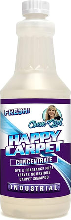 Premium Concentrate Carpet Shampoo, Removes Stains & Odors from Rugs, Mats & Upholstery, Deep Pet Spot Cleaner, Bissell & Hoover Steam Compatible | 1 Quart