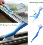 12Pcs Small Cleaning Brush, Crevice Gap Cleaning Brush,Door Window Track Groove Corner Crevice Cleaning Brushes for Cleaning Window Grooves/Bathroom/Toilet Corner/Kitchen/Faucet/Sink/Keyboards