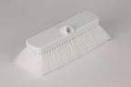 SPARTA 41278EC02 Flo-Thru Plastic Wall Scrub Brush, Equipment Brush With Soft Nylex Bristles For Industrial Kitchens, Hospitals, Commercial Cleaning, 4 Inches, White