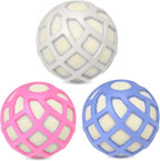 Dryer Balls – Patented Silicone Guard, Natural Wool Core, Super Anti-Tangle & Saves Drying Time, Reduces Static & Noise, Natural Fabric Softener, XL 3" Pack of 3