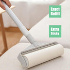 7.5 inch Lint Roller Refills Only, Pet Hair Remover Refills for Clothes Carpet Floor Couch, Extra Sticky Lint Brush Roller Refills, Pack of 5 Rolls, Total 300 Sheets (7.5'' Wide)