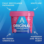 Astonish The Original Cleaning Paste 500g Mandarin Peaches Scent, 2 Pack - Multi Surface Stain Remover, Grease Buster, Tough Kitchen Cleaner, Chemical-Free Household Scrub, Bathroom Essential