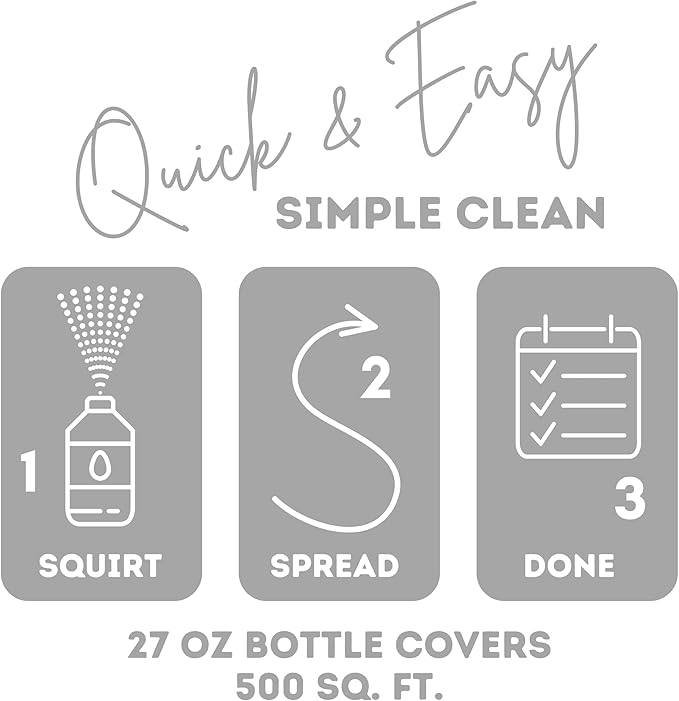 Quick Shine Disinfectant Floor Cleaner 27oz | Hospital Level Disinfectant Kills 99.9% Germs & Bacteria | Cleans w/Power of Hydrogen Peroxide & No Harsh Chemicals | Streak Free & Zero Residue