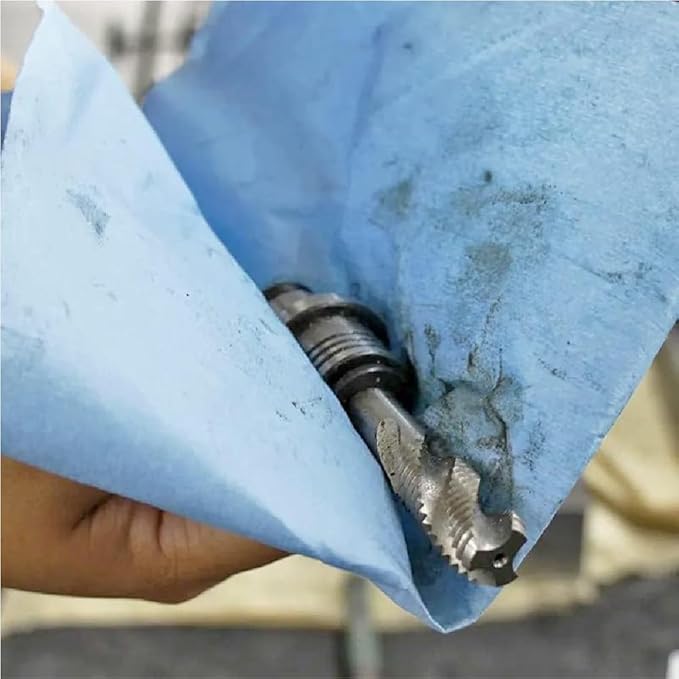 LAUCO PrepWipe Heavy Duty Cleaning Towels, Lint Free Industrial Paper Towels - Disposable Pack of 300 Sheets 10"x14" (4 Boxes)