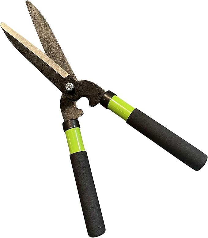 GARDEN GURU Hedge Shears Bypass Loppers Pruning Shears 3 Pc Set - Heavy Duty Comfort Grip Handles - Sharp Blades for Easy & Clean Cuts - Perfect Trimming Tool Kit