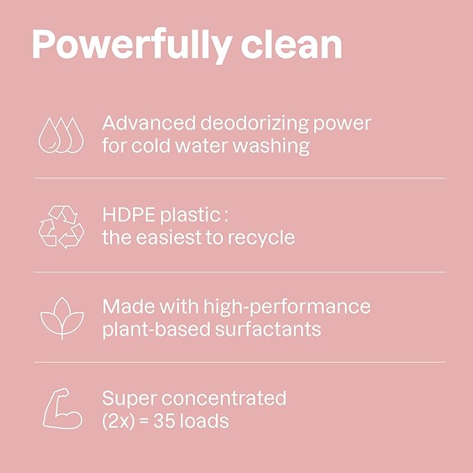 ATTITUDE Baby Fabric Softener, Plant and Mineral-Based Ingredients, HE Compatible, Vegan and Cruelty-free Laundry and Household Products, Sweet Lullaby, 40 Loads, 33.8 Fl Oz
