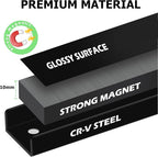 ALWORKKIT Magnetic Tool Holder 12" (4 Pack) - Wall-Mounted Alloy Steel Organizer Bars for Garage, Workshop, Tools Storage Mounting w/Screws.
