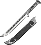Otakumod 11" Fantasy Medieval Elvish Dagger. For Collection, Gift or Cosplay Renaissance Characters A Fair (Silver)