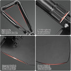 Digging Shovel - 24'' Lightweight Folding Shovel High Carbon Steel Portable Digging Trowels for Outdoor Camping Backpacking Hiking Car EmergencHome Garden (Black