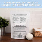 Fragrance-Free Wool Dryer Balls (6 XL Pack) – Natural Fabric Softener, Reusable, Reduces Wrinkles & Saves Drying Time, Better Alternative to Liquid Softeners & Dryer Sheets