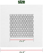 6 Pack 2 inch Wall Patch Repair, Drywall Patch Self-Adhesive Mesh Drywall Repair Patch and Fiberglass Repair Kit,Heavy Duty Dry Wall Hole Repair Patch for Drywall Plasterboard(2 x 2'')