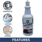 Ultrashield Tuff-Shine Clean Enhance and Protects, Multi Surface Floor Cleaner Shine, Commercial & Janitorial Cleaning Supplies, Quick Instant Shine Concrete (2 x 1 Quartz)