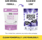 Molly's Suds Super Powder Detergent | Natural Extra Strength Laundry Soap, Stain Fighting | Sensitive Skin | Earth Derived Ingredients | Lavender, 60 Loads