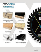 3-Inch 36-Tooth Circular Saw Blade with 3/8-Inch Arbor, Ultra Finish General Purpose Cutting, Carbide Tip, Thin Kerf, for Plywood, MDF, OSB, Laminated, Plastic, Thin Aluminum, 3 Pack
