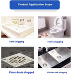 Sink and Drain Cleaner, Wild Tornado Cleaner Drain Cleaner, Multi-functional Pipe Dredge, Powerful Sink and Drains Cleaners Powder for Kitchen and Bathroom (2)