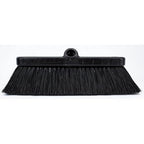 SPARTA 41278EC03 Flo-Thru Plastic Wall Scrub Brush, Equipment Brush With Soft Nylex Bristles For Industrial Kitchens, Hospitals, Commercial Cleaning, 4 Inches, Black