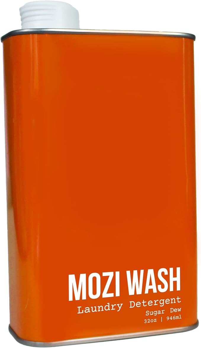 Laundry Detergent Liquid, Sugar Dew- Citrus & Hibiscus, 50+ Loads, Non toxic, Plant Based Enzyme Cleaners, Phosphate & Paraben Free, Long Lasting Luxury Clean, 32 oz Recyclable Bottle