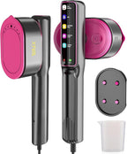 Handheld Garment Steamer 15-Second Fast Heat-Up 5 Mode LCD Touch Display Portable 1200W Steamer for Clothes 110ml Tank Wet/Dry Ironing for Travel Home & Business