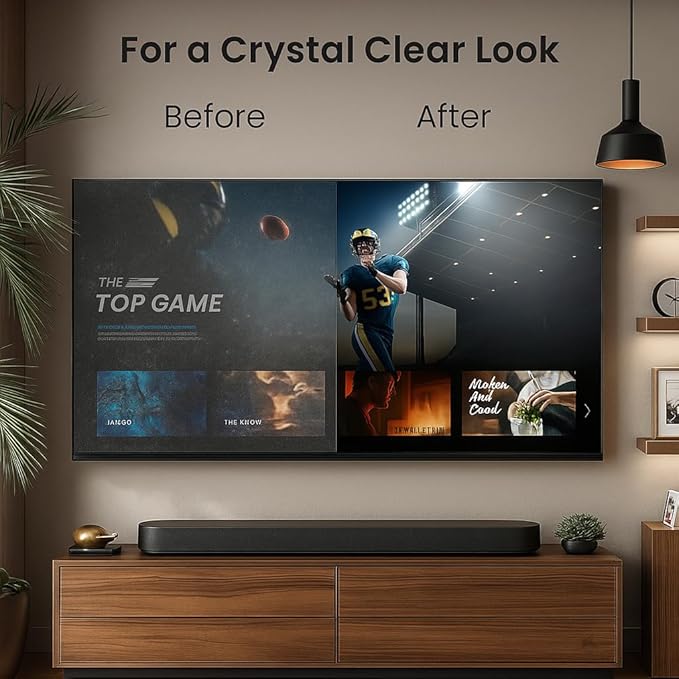 EVEO® Screen Cleaner Spray Kit (Streak-Free) TV Screen Cleaner for Smart TV, LCD, LED, OLED | Computer Screen Cleaner Spray and Wipe Microfiber Cloth - TV, Monitor, Laptop, iPad, Car - 6.7oz 2 Pack