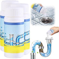 2025 New Sink Drain Cleaner, Upgraded Sink and Drain Cleaner, Powerful Pipe Unclogging Agent Cleaner for Kitchen Toilet and Pipes Cleaning Tool (3PCS)