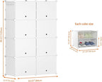 HOMIDEC Shoe Rack, 8 Tier Shoe Storage Cabinet 32 Pair Plastic Shoe Shelves Organizer for Closet Hallway Bedroom Entryway | 32 Pair, Shoe Shelves, Organizer, for Closet